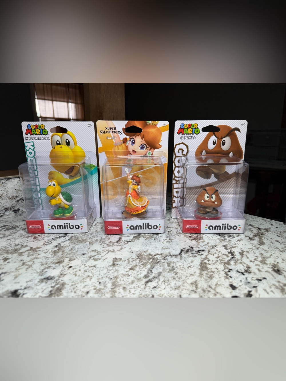 Lot of 3 Nintendo Amiibo koopa troopa, daisy & goomba